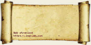 Janoš Jovanović vizit kartica